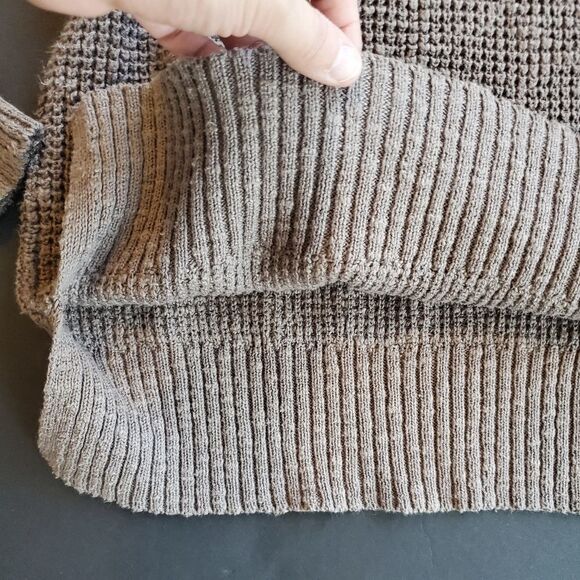 American Eagle Brown Open Knit Sweater - Picture 5 of 10